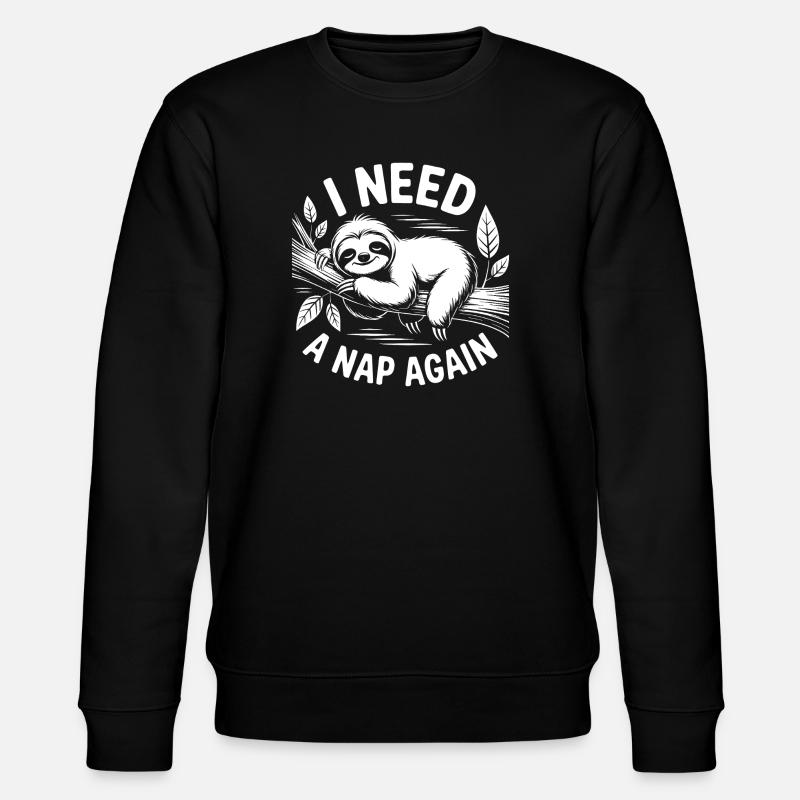 Ich brauch nen Nap - Stanley/Stella Unisex Bio-Sweatshirt CHANGER - Schwarz