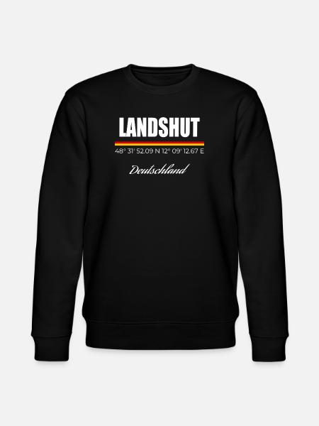 Landshut - Stanley/Stella Unisex Bio-Sweatshirt CHANGER  - Schwarz