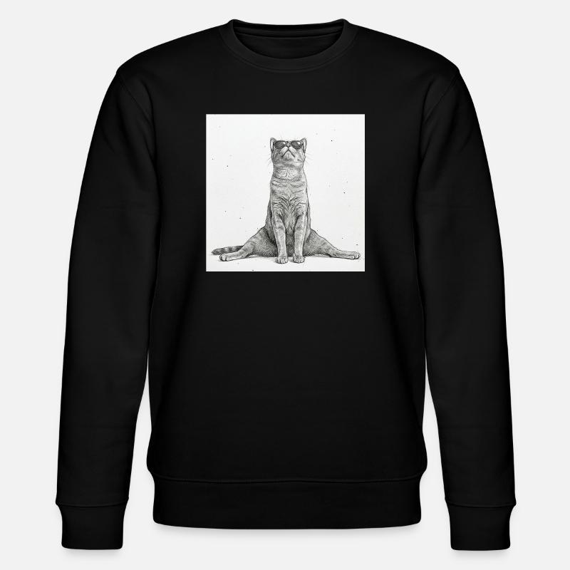 Séparations de yoga pour chats cool - Sweat bio CHANGER Stanley/Stella Unisexe - noir