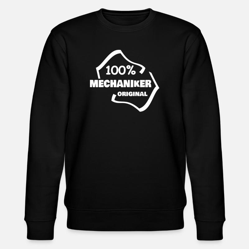 Arbeit Mechaniker - Stanley/Stella Unisex Bio-Sweatshirt CHANGER  - Schwarz