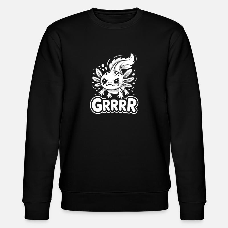 Grump Axolotl - Sweat bio CHANGER Stanley/Stella Unisexe - noir
