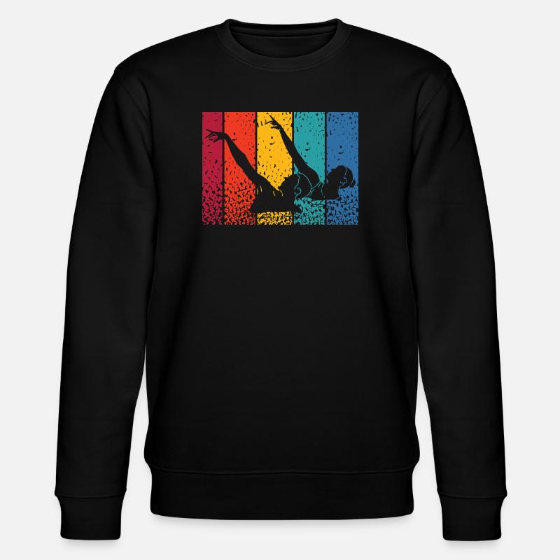 Artistic Swim Team Synchronized Swimming - Stanley/Stella CHANGER Unisex Organic Sweatshirt - black