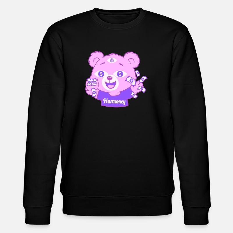 Harmoney Teddy - Sweat bio CHANGER Stanley/Stella Unisexe - noir