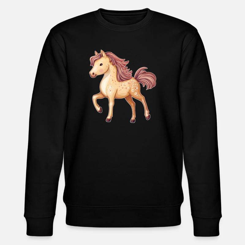 Cheval mignon - Sweat bio CHANGER Stanley/Stella Unisexe - noir