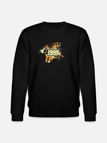 Flower Power 1999 - Stanley/Stella CHANGER Unisex Organic Sweatshirt - black