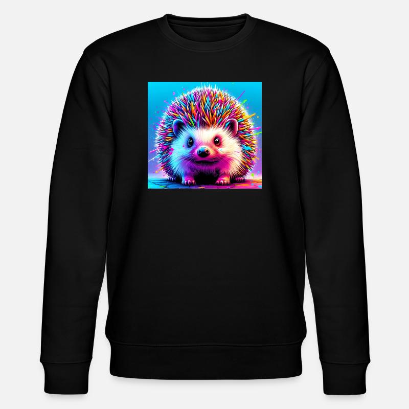 Igel - Stanley/Stella Unisex Bio-Sweatshirt CHANGER  - Schwarz