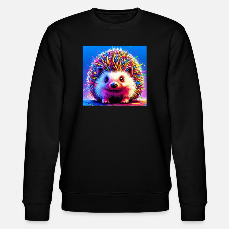 Igel - Stanley/Stella Unisex Bio-Sweatshirt CHANGER  - Schwarz