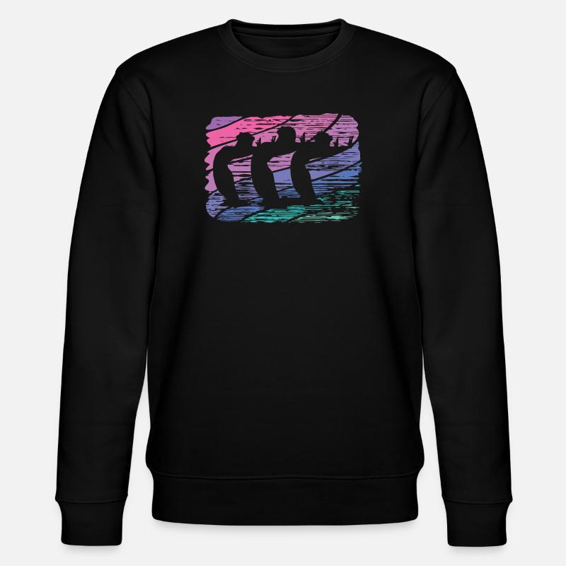 Artistic Swim Team Synchronschwimmen - Stanley/Stella Unisex Bio-Sweatshirt CHANGER  - Schwarz