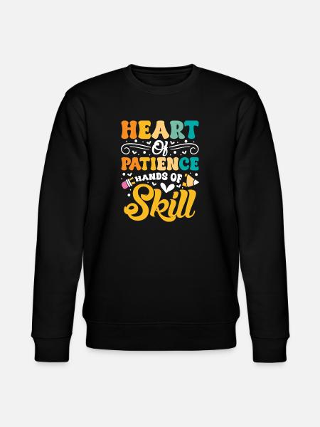 Gifts for ESE Teachers - Stanley/Stella CHANGER Unisex Organic Sweatshirt - black