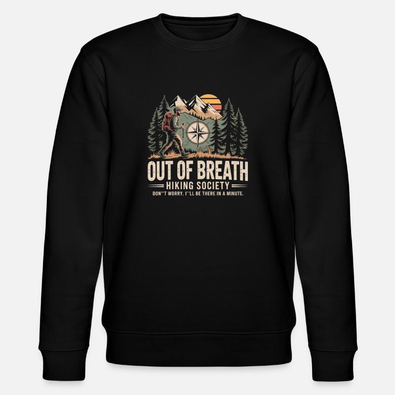 Société de randonnée essoufflée - Sweat bio CHANGER Stanley/Stella Unisexe - noir
