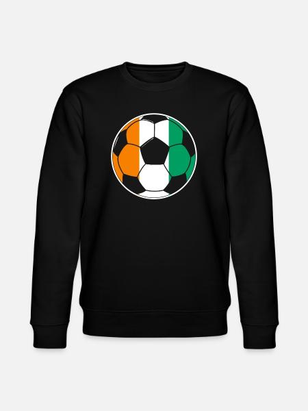 Fußball – Team Elfenbeinküste - Stanley/Stella Unisex Bio-Sweatshirt CHANGER  - Schwarz