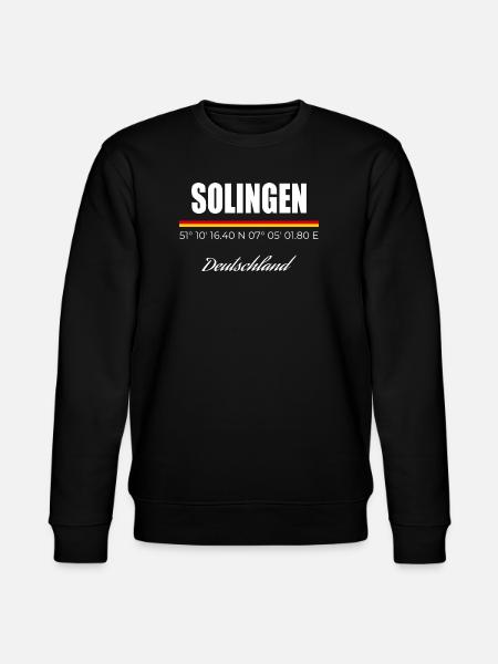 Solingen - Stanley/Stella Unisex Bio-Sweatshirt CHANGER - Schwarz