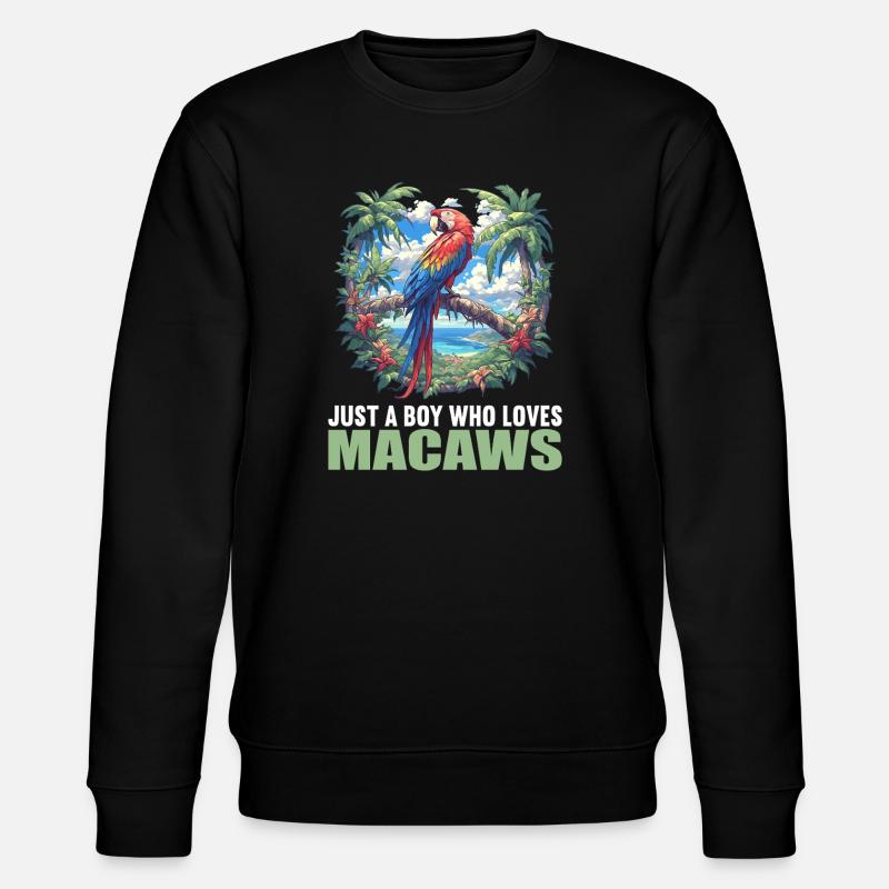 Macaw's Era - Stanley/Stella CHANGER Unisex Organic Sweatshirt - black