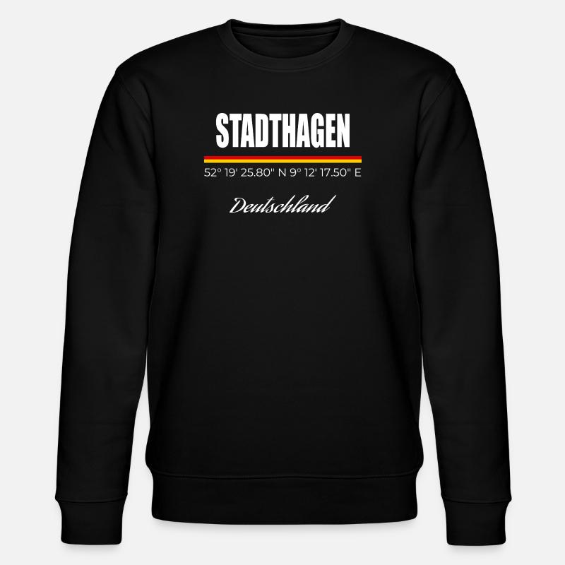 Stadthagen - Stanley/Stella Unisex Bio-Sweatshirt CHANGER  - Schwarz