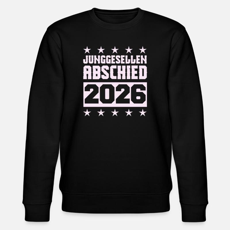 junggesellenabschied_2026 - Stanley/Stella Unisex Bio-Sweatshirt CHANGER  - Schwarz