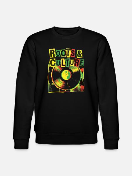Roots And Culture Reggae - Stanley/Stella CHANGER Unisex Organic Sweatshirt - black