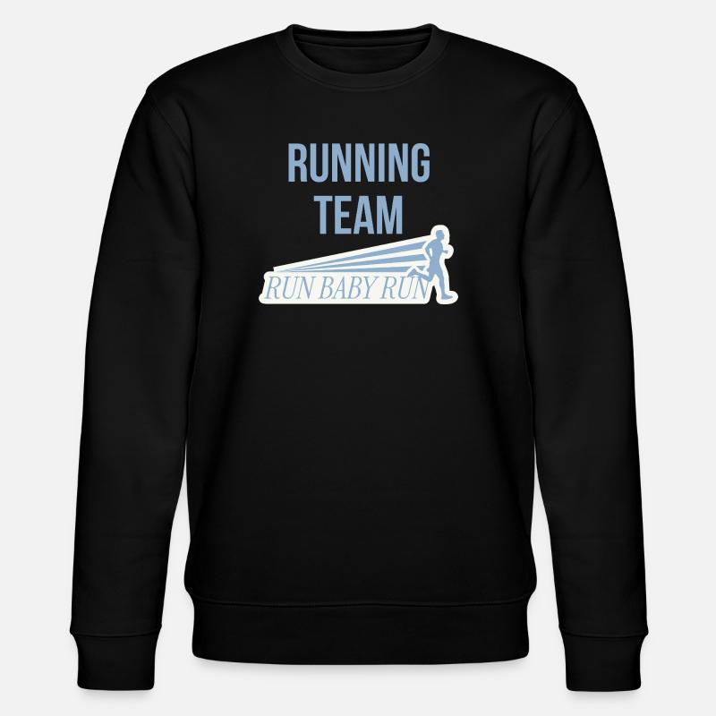 Running Team - Stanley/Stella Unisex Bio-Sweatshirt CHANGER  - Schwarz