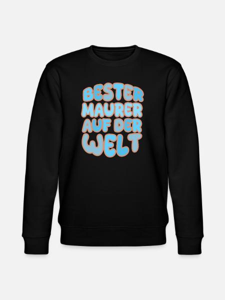 Geschenk für Maurer - Stanley/Stella Unisex Bio-Sweatshirt CHANGER - Schwarz