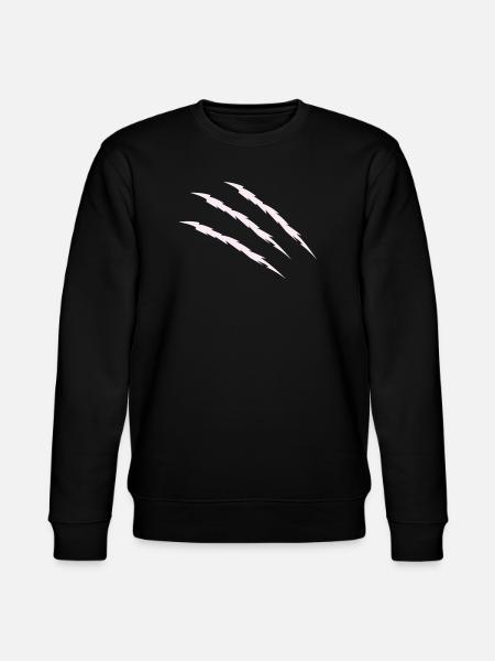 krallen_scars - Stanley/Stella CHANGER Unisex Organic Sweatshirt - black
