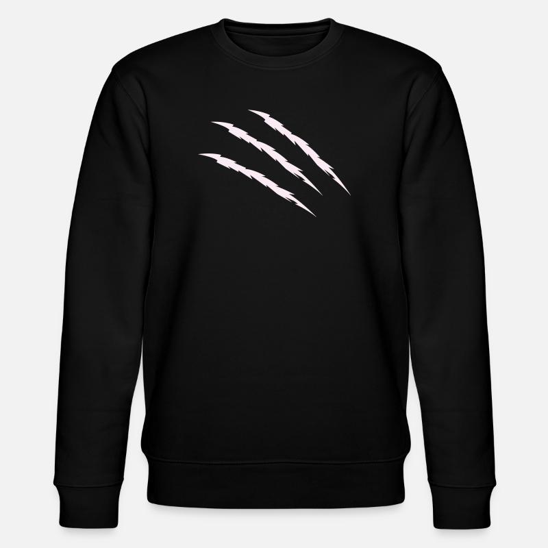 krallen_scars - Stanley/Stella Unisex Bio-Sweatshirt CHANGER - Schwarz