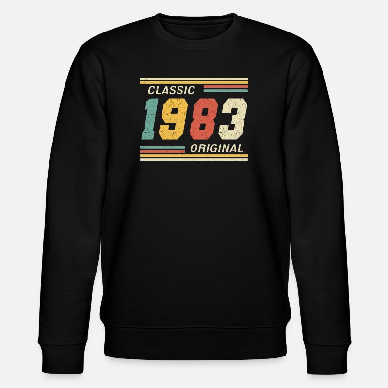 Classic 1983 original 1983 - Stanley/Stella CHANGER Unisex Organic Sweatshirt - black