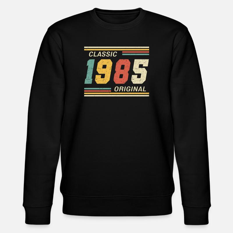 Classic 1985 original 1985 - Stanley/Stella Unisex Bio-Sweatshirt CHANGER - Schwarz