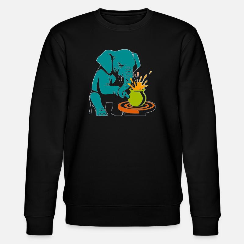 Maître des Troncs - Anarchie de l’Émail - Sweat bio CHANGER Stanley/Stella Unisexe - noir