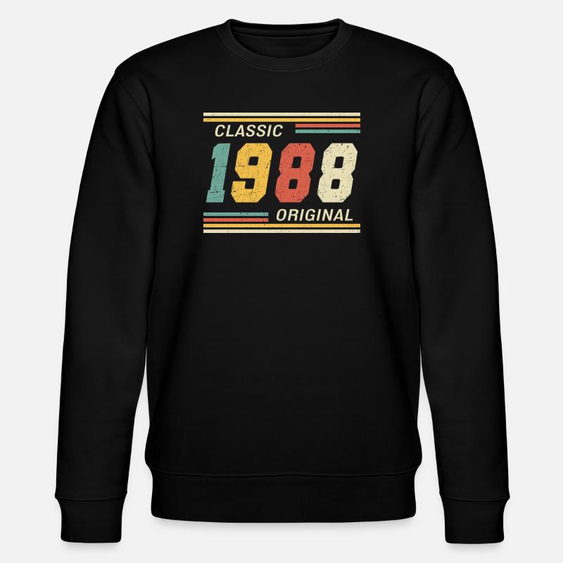 Classique 1988 original 1988 - Sweat bio CHANGER Stanley/Stella Unisexe - noir
