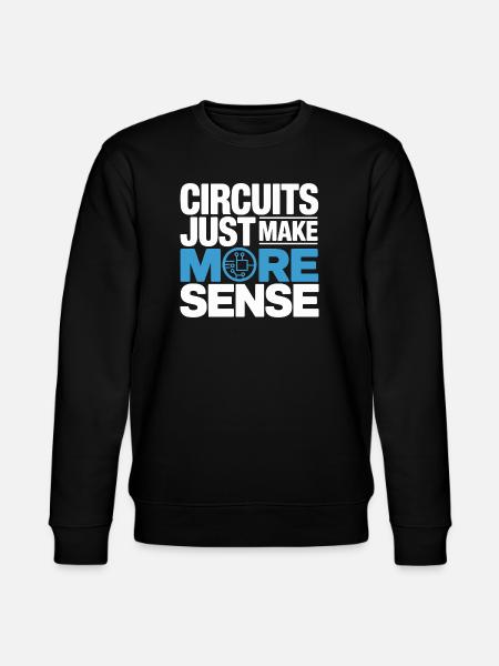 Circuits make technology more meaningful - Stanley/Stella CHANGER Unisex Organic Sweatshirt - black