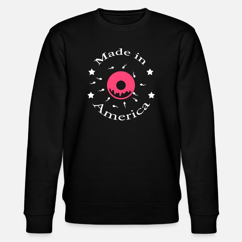 Made in America - Stanley/Stella Unisex Bio-Sweatshirt CHANGER  - Schwarz