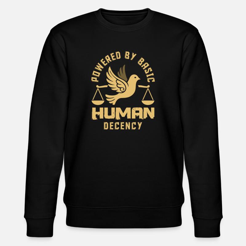 Radikalisiert Durch Grundlegenden - Stanley/Stella Unisex Bio-Sweatshirt CHANGER  - Schwarz