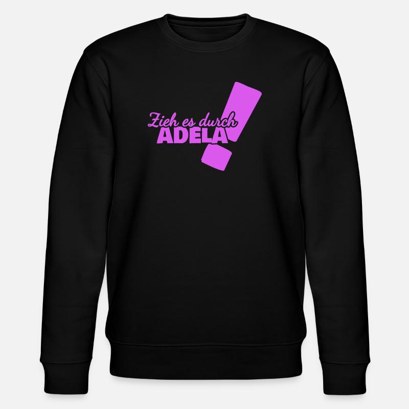 Durchhalten Adela - Stanley/Stella Unisex Bio-Sweatshirt CHANGER  - Schwarz