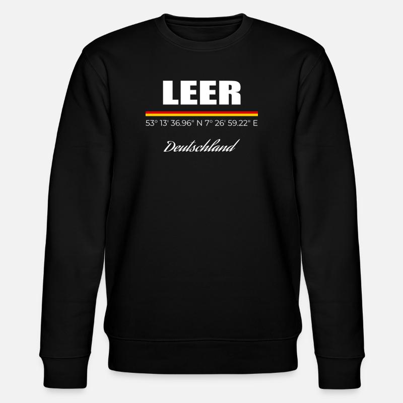Leer - Stanley/Stella Unisex Bio-Sweatshirt CHANGER  - Schwarz