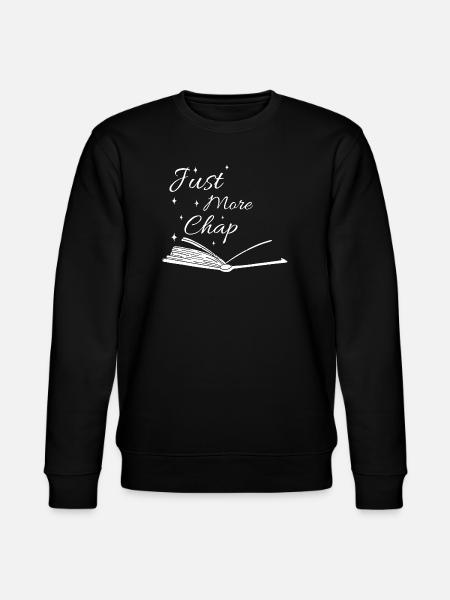 Einfach noch ein Buchbuch-T-Shirt - Stanley/Stella Unisex Bio-Sweatshirt CHANGER - Schwarz