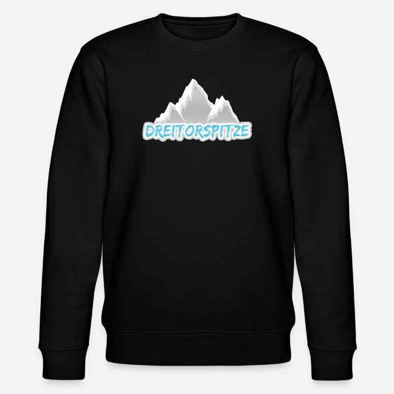 Geschenk für Dreitorspitze - Stanley/Stella Unisex Bio-Sweatshirt CHANGER  - Schwarz