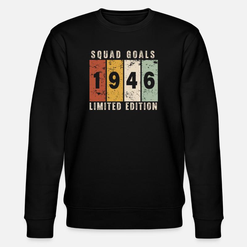 Jubiläum 1946 – 80 Jahre - Stanley/Stella Unisex Bio-Sweatshirt CHANGER  - Schwarz