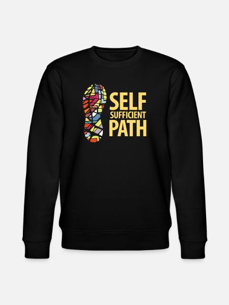 Self Sufficient Path - Stanley/Stella CHANGER Unisex Organic Sweatshirt - black