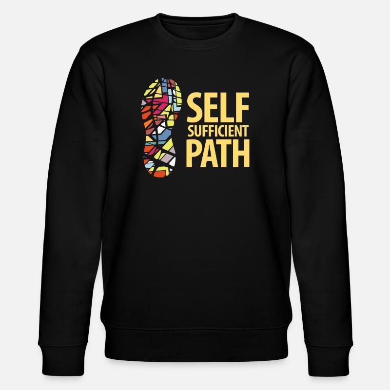  Self Sufficient Path - Stanley/Stella CHANGER Unisex Organic Sweatshirt - black