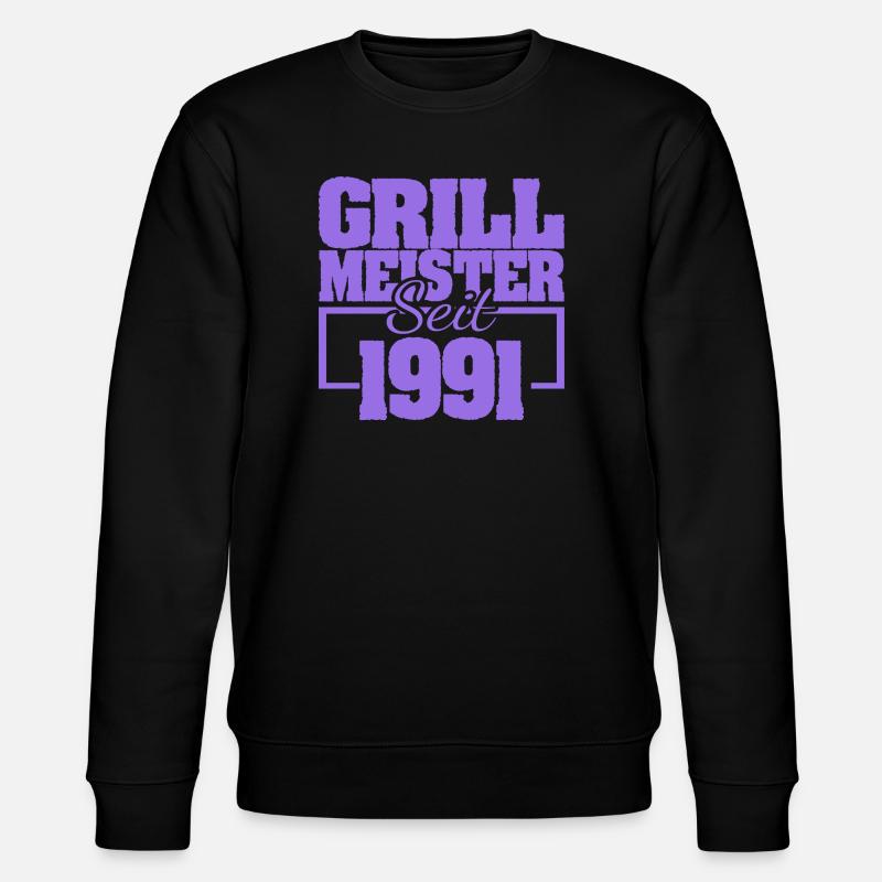 Couverts de gril 1991 - Sweat bio CHANGER Stanley/Stella Unisexe - noir