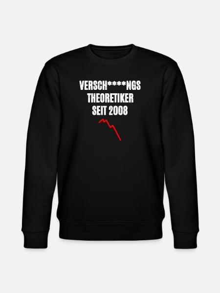 Verschwörungstheoretiker Wirtschaft - Stanley/Stella Unisex Bio-Sweatshirt CHANGER  - Schwarz