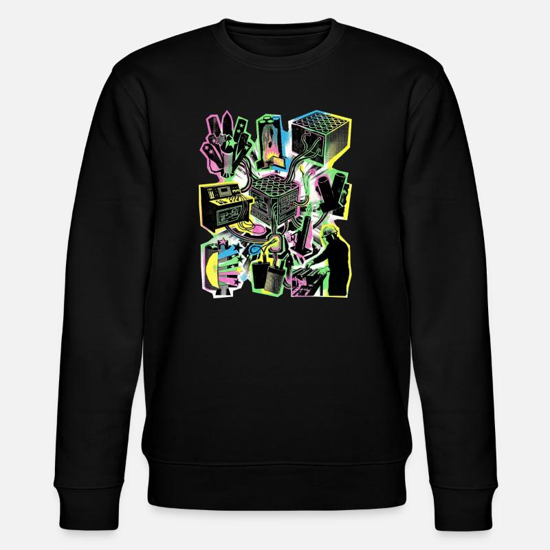 Pyrotechnician Pyro - Stanley/Stella CHANGER Unisex Organic Sweatshirt - black