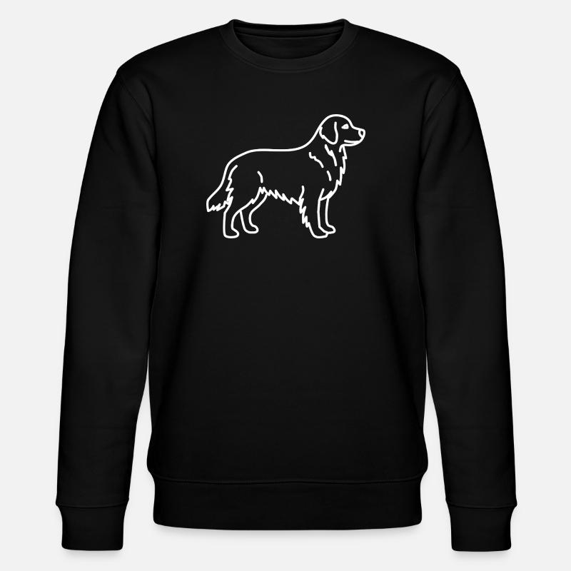 Golden Retriever Blanc - Sweat bio CHANGER Stanley/Stella Unisexe - noir