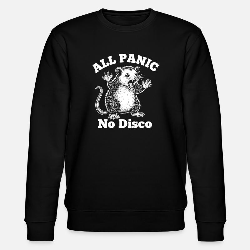 All Panic Maus – No Disco - Stanley/Stella CHANGER Unisex Organic Sweatshirt - black