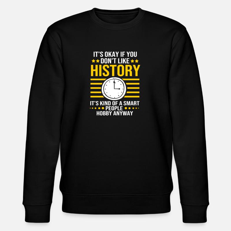 Geschichte Historiker Historisch - Stanley/Stella Unisex Bio-Sweatshirt CHANGER  - Schwarz