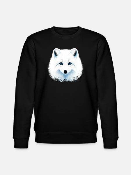 Arctic fox - Stanley/Stella CHANGER Unisex Organic Sweatshirt - black
