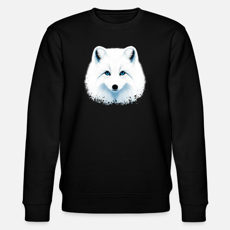 Arctic fox - Stanley/Stella CHANGER Unisex Organic Sweatshirt - black