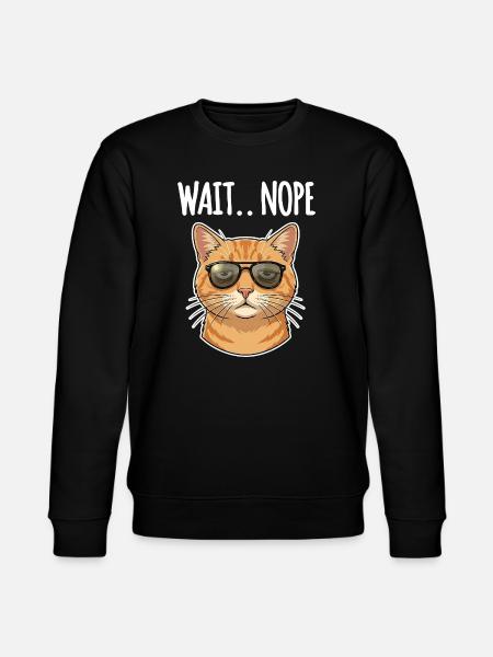 Cat No - Stanley/Stella CHANGER Unisex Organic Sweatshirt - black