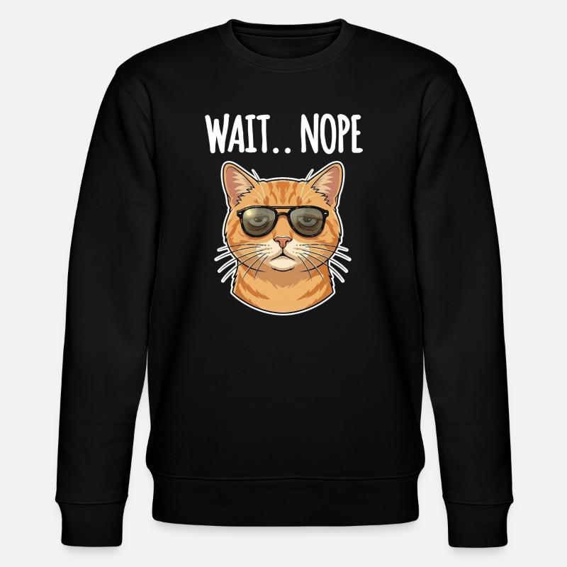 Cat No - Stanley/Stella CHANGER Unisex Organic Sweatshirt - black