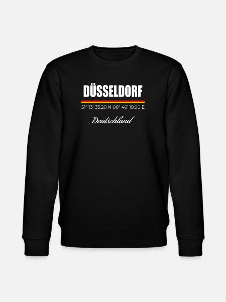 Düsseldorf - Stanley/Stella Unisex Bio-Sweatshirt CHANGER  - Schwarz