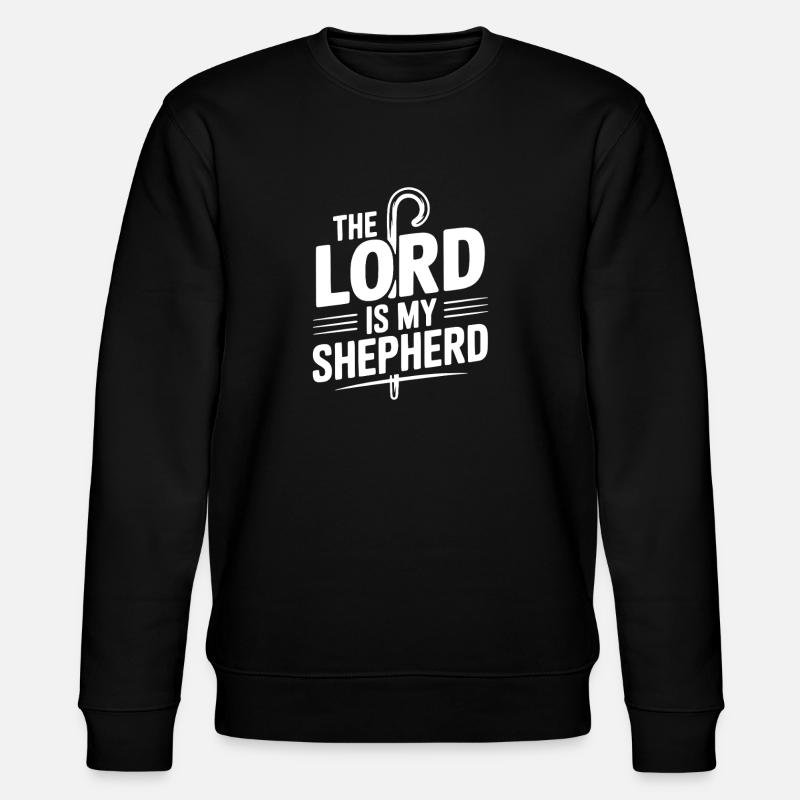 Le Seigneur est mon berger - Sweat bio CHANGER Stanley/Stella Unisexe - noir
